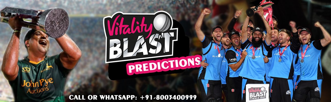 Vitality t20 blast predictions